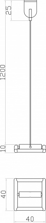 Подвес для треков-ремней denkirs belty base tr5517-bk