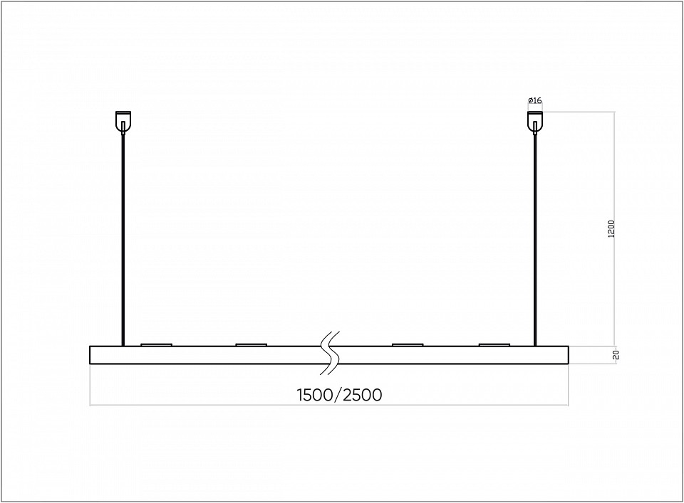 Штанга denkirs belty rod tr5532-bk