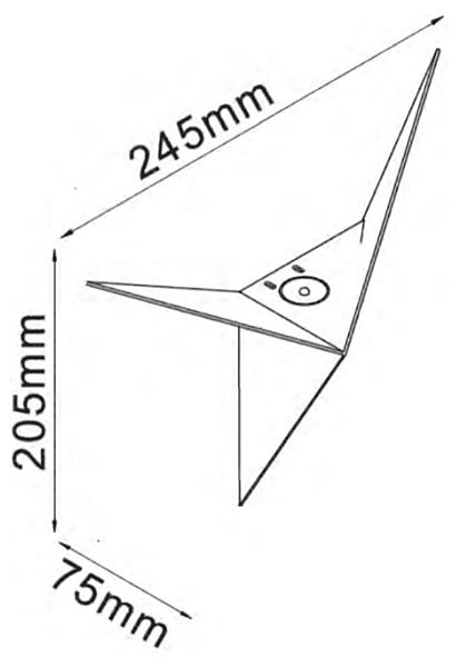 Накладной светильник designled trik gw-9103-3-wh-nw