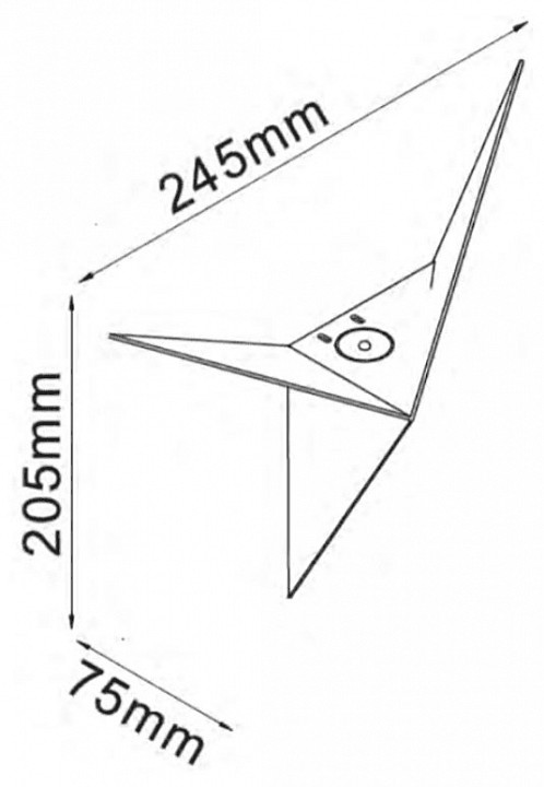 Накладной светильник designled trik gw-9103-3-wh-ww