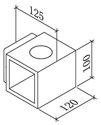 Накладной светильник designled kub lwa0100a-bl-ww
