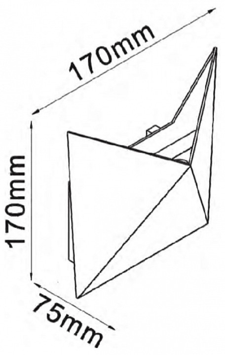 Накладной светильник designled tango gw-a816-7-bl-nw