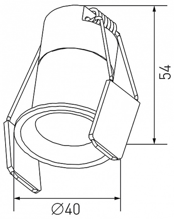 Встраиваемый светильник designled hidden 00-00006639