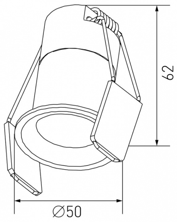 Встраиваемый светильник designled hidden 00-00006640