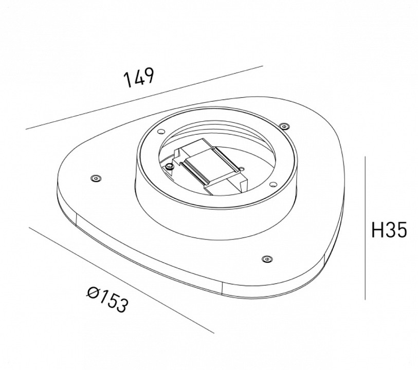 Накладной светильник designled ml 00-00016544