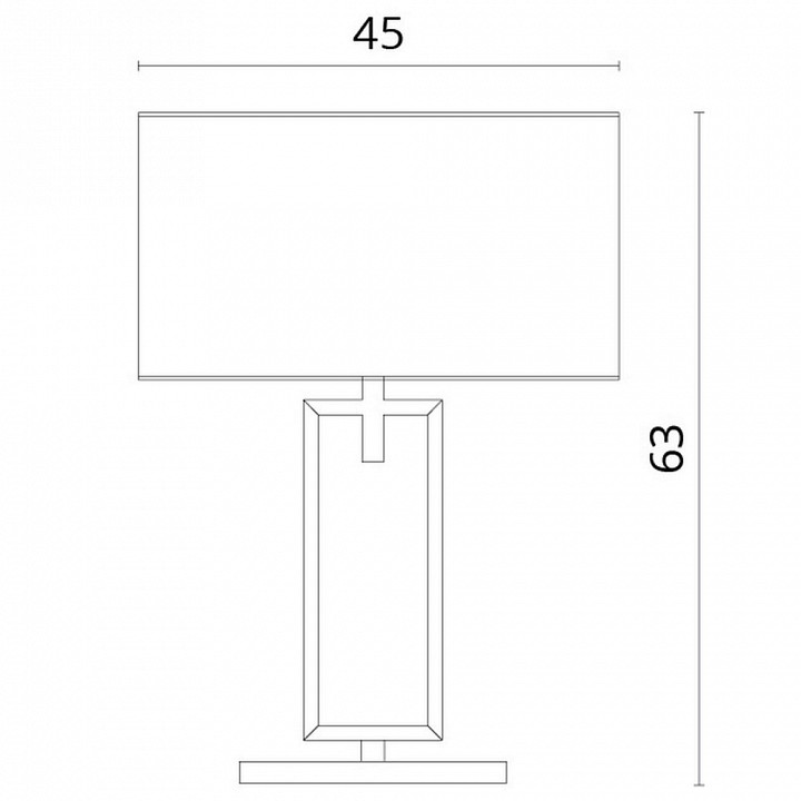 Настольная лампа декоративная divinare porta 5933/01 tl-1