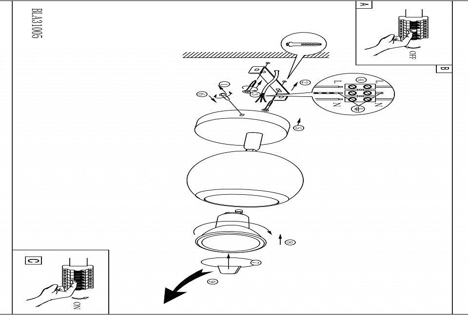 Спот eglo bimeda 31005
