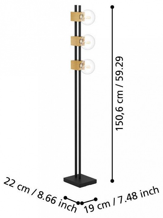 Торшер eglo levantara 390194