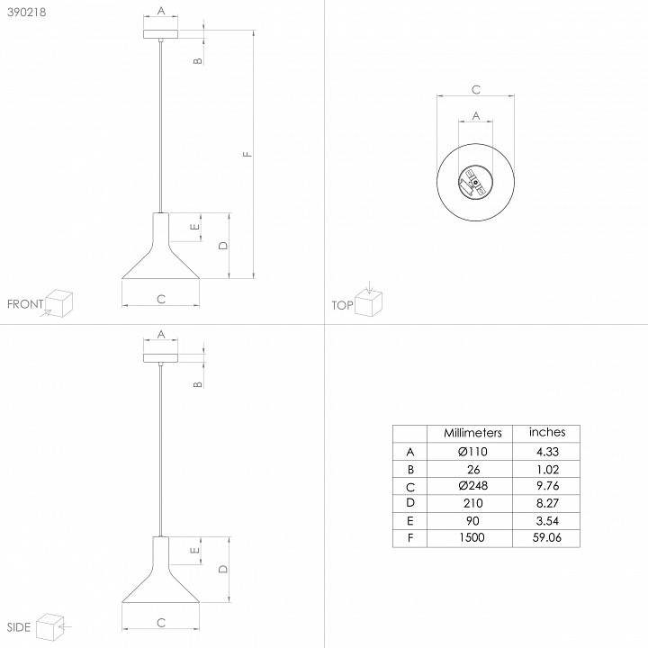 Подвесной светильник eglo morescana 390218