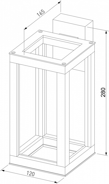Светильник на штанге elektrostandard frame a051855