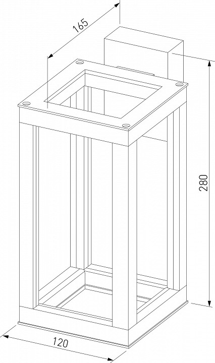 Светильник на штанге elektrostandard frame a051856