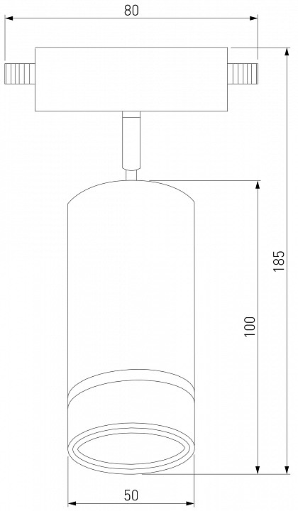 Светильник на штанге elektrostandard glory a053068