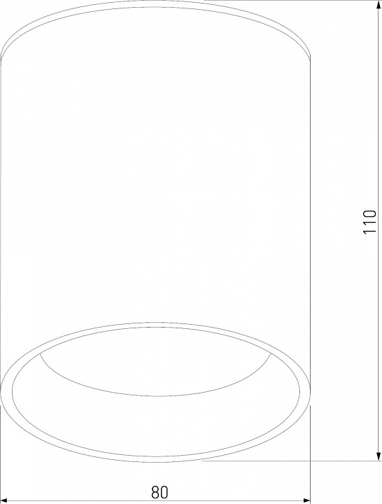 Накладной светильник elektrostandard light led a056270