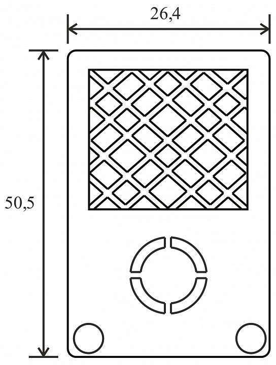 Набор заглушек для трека боковая elektrostandard slim magnetic a057204