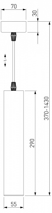 Подвесной светильник elektrostandard single a057418