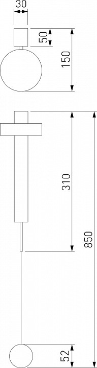 Бра elektrostandard orco a057590