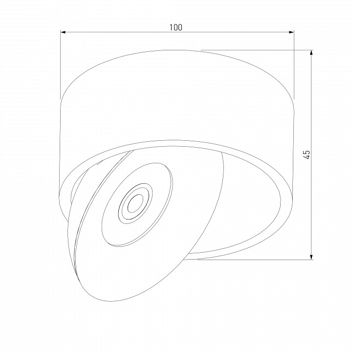 Накладной светильник elektrostandard glide a059330