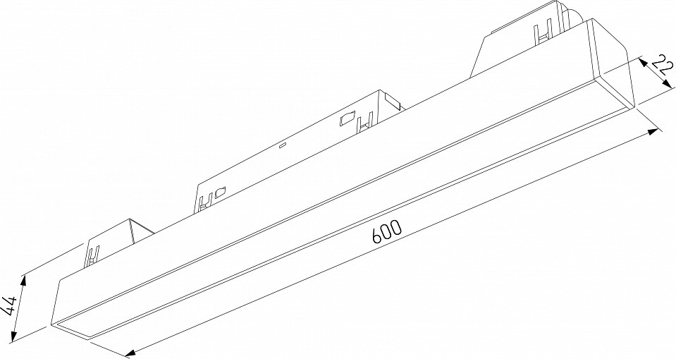 Встраиваемый светильник elektrostandard slim magnetic a062333