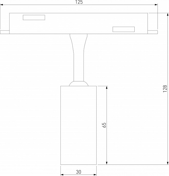 Светильник на штанге elektrostandard slim magnetic a062798