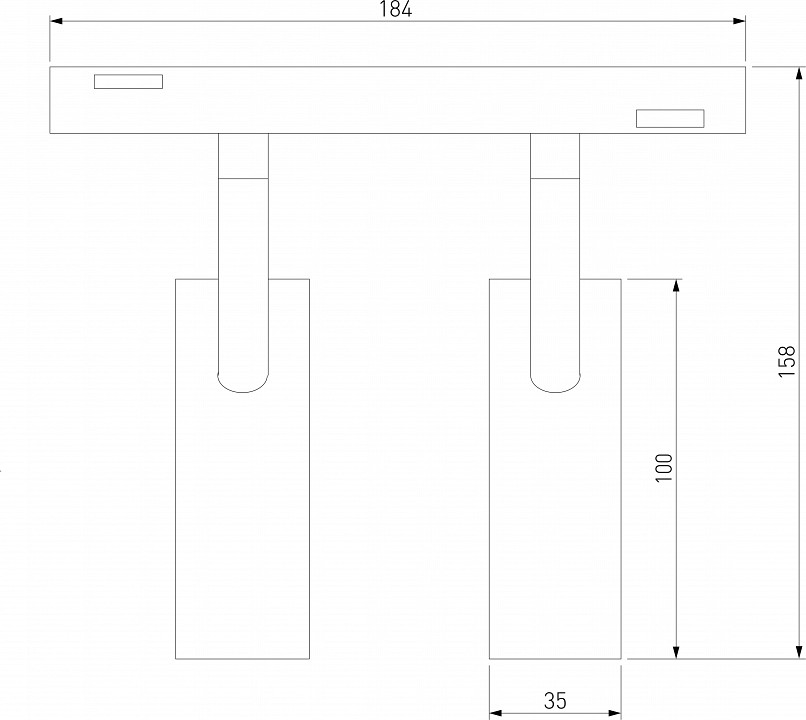 Светильник на штанге elektrostandard slim magnetic a062853