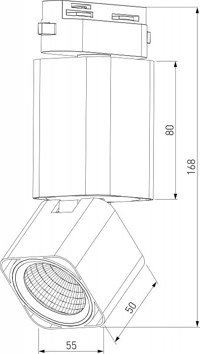 Светильник на штанге elektrostandard cubus a062876