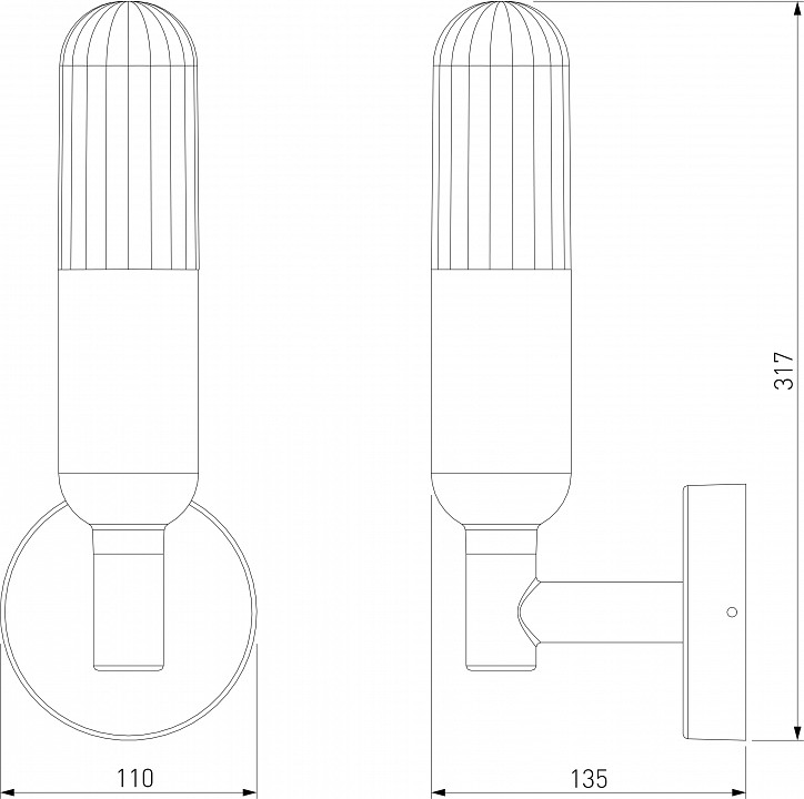 Светильник на штанге elektrostandard isida a062883