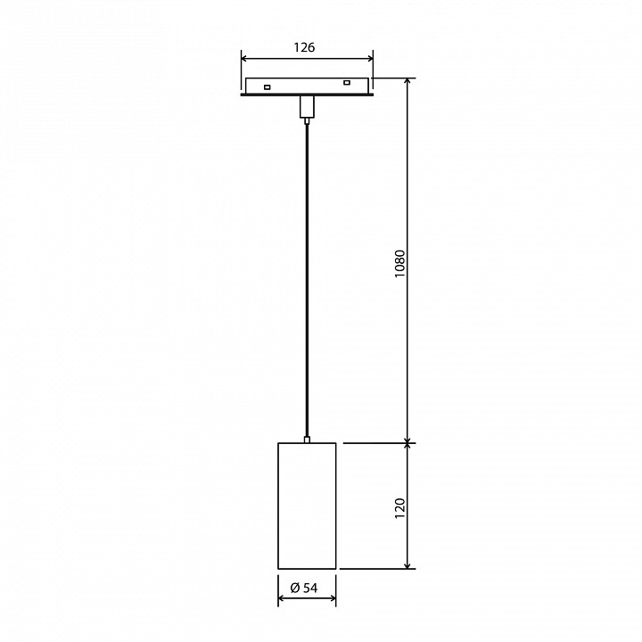 Подвесной светильник elektrostandard slim magnetic a063534