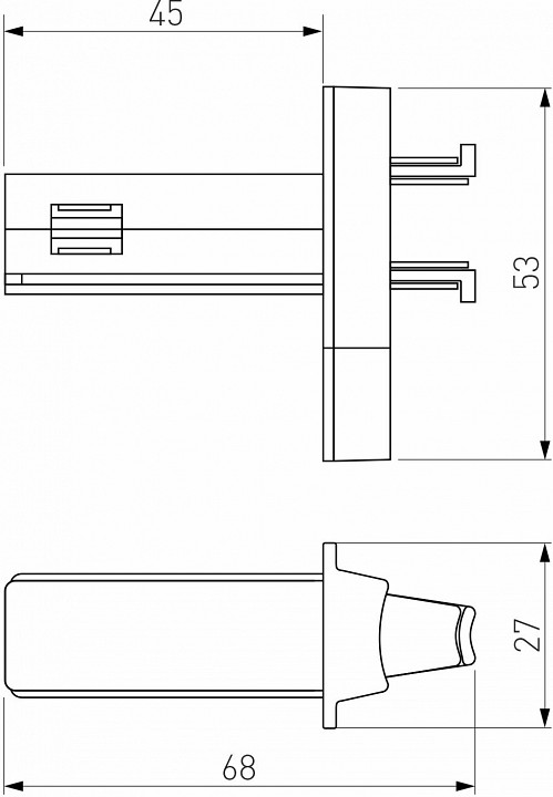 Соединитель гибкий для треков elektrostandard slim magnetic a063967