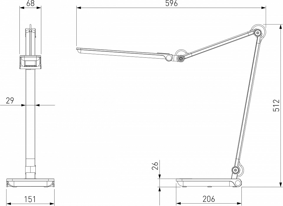 Настольная лампа офисная elektrostandard great a065289