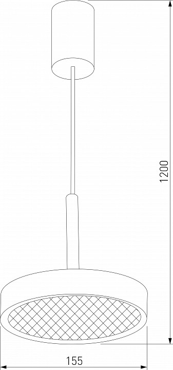 Подвесной светильник elektrostandard plate a065411