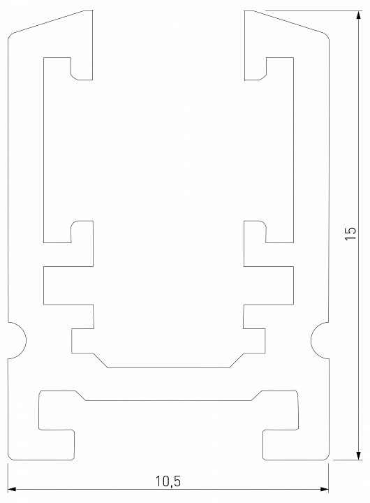 Трек накладной elektrostandard mini magnetic a065631