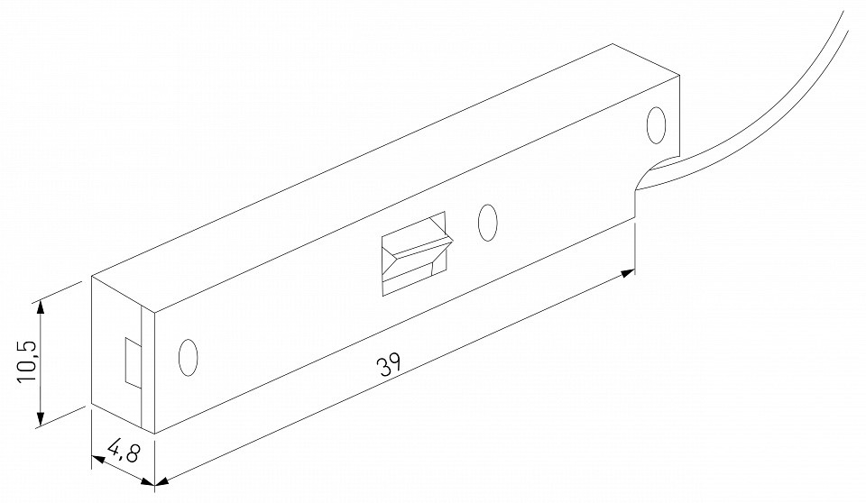 Токопровод концевой elektrostandard mini magnetic a065632