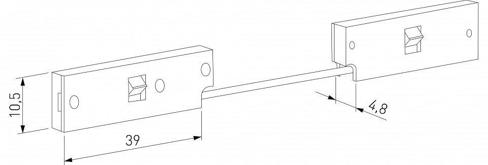 Соединитель гибкий для треков elektrostandard mini magnetic a065633