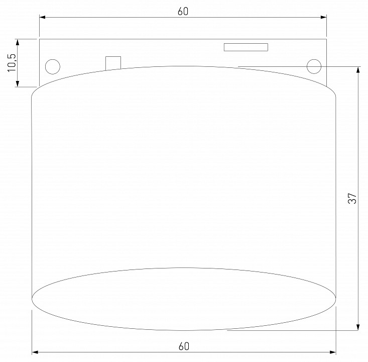 Накладной светильник elektrostandard mini magnetic a065647