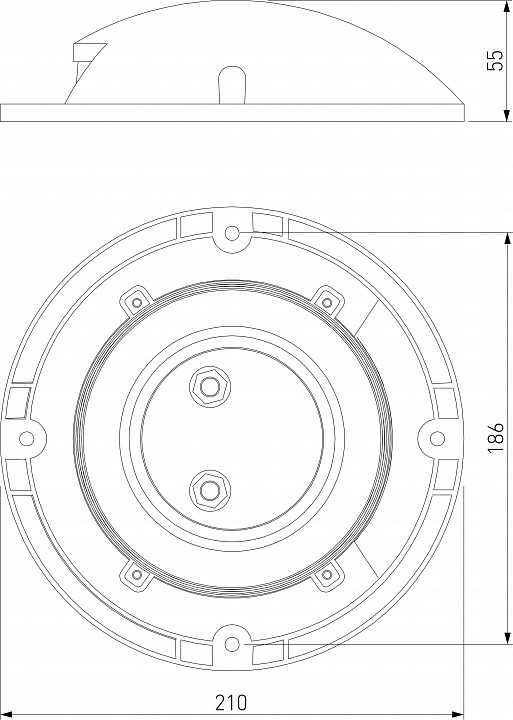 Накладной светильник elektrostandard park a065926