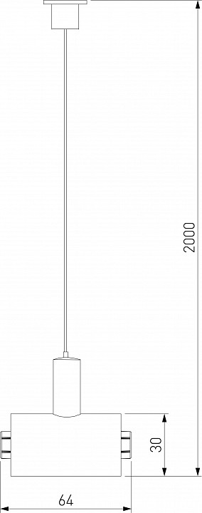 Подвес elektrostandard module system a066182