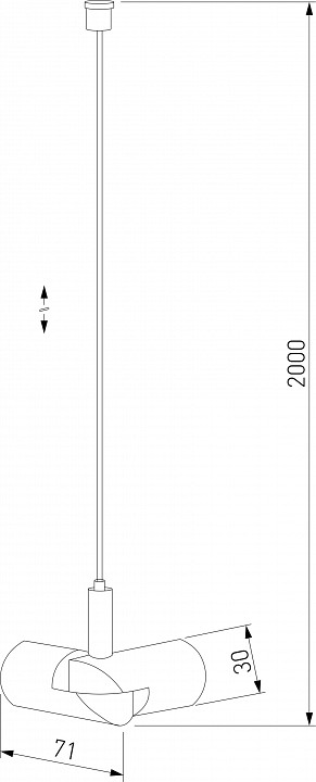 Подвес elektrostandard module system a066185