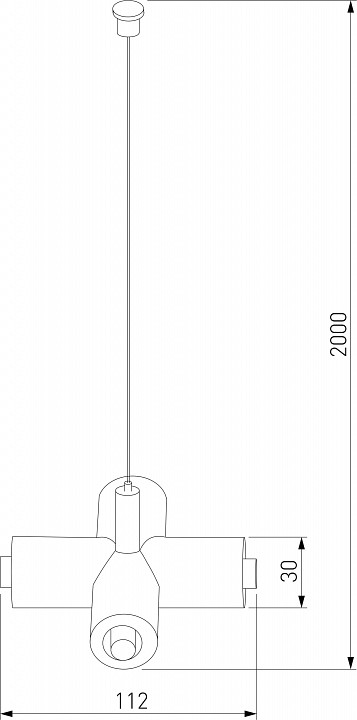 Подвес elektrostandard module system a066187