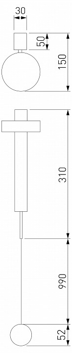 Бра elektrostandard orco a066404