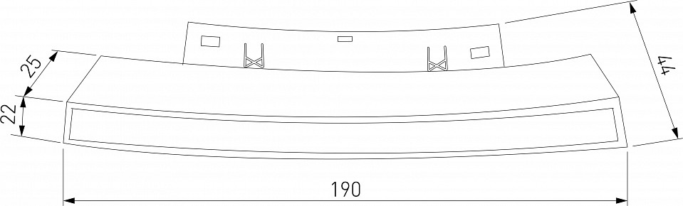 Встраиваемый светильник elektrostandard slim magnetic a066509