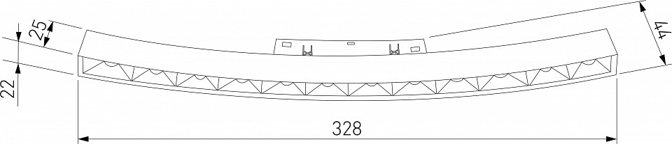 Встраиваемый светильник elektrostandard slim magnetic a066512