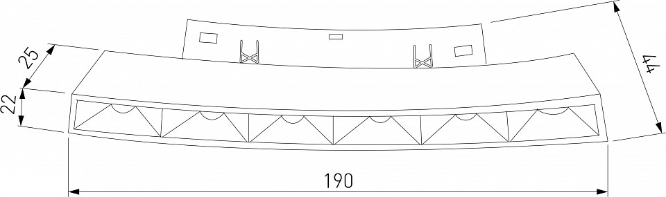 Встраиваемый светильник elektrostandard slim magnetic a066513
