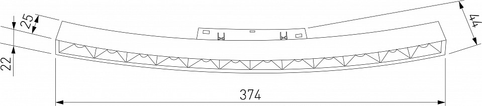 Встраиваемый светильник elektrostandard slim magnetic a066514