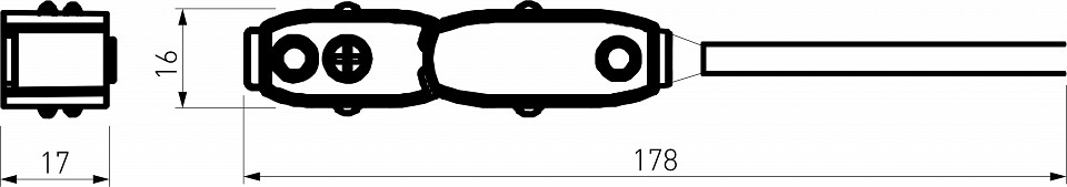 Блок питания elektrostandard slim magnetic a066519