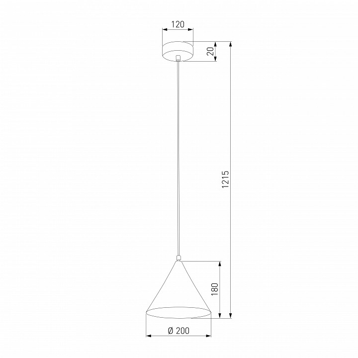 Подвесной светильник elektrostandard bevel a068472