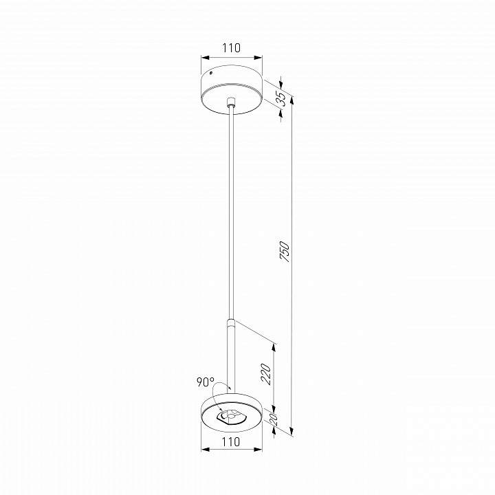 Подвесной светильник elektrostandard verano a068591