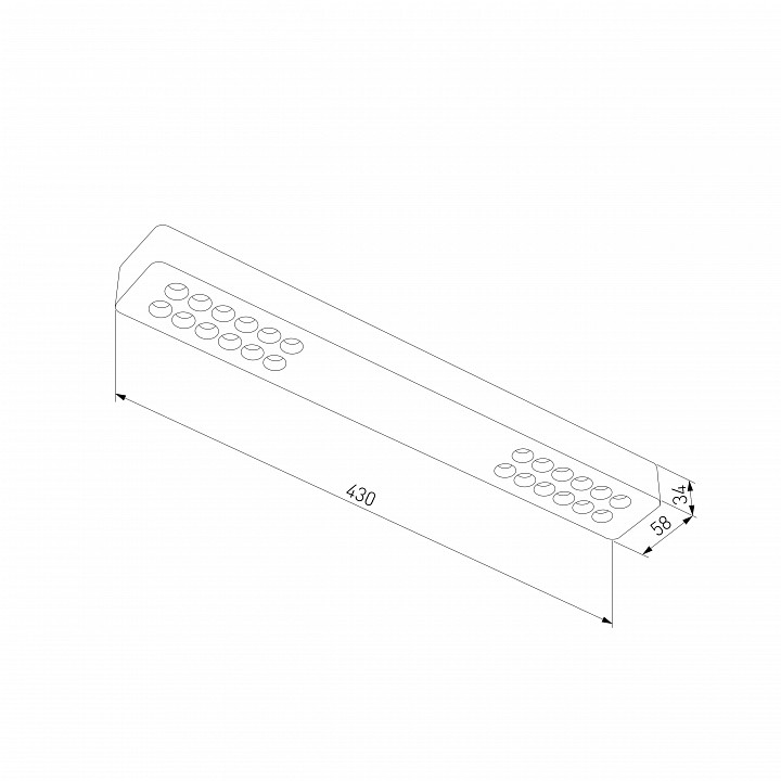 Накладной светильник elektrostandard tend a068851