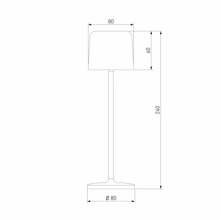 Настольная лампа декоративная elektrostandard bitty a069003