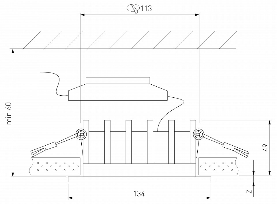 Встраиваемый светильник elektrostandard combi a069009