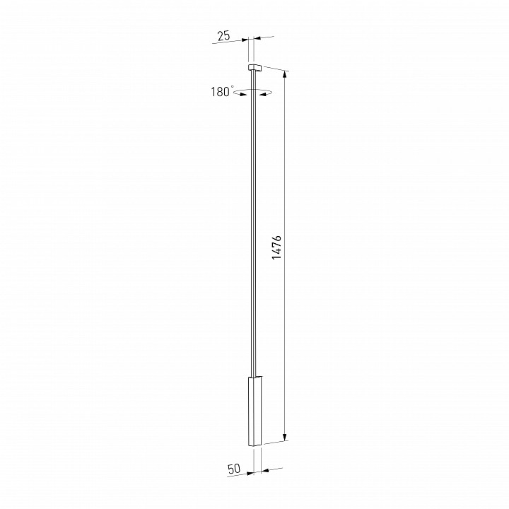 Накладной светильник elektrostandard alto 40133/led